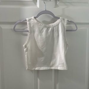 Shein White Crop Top